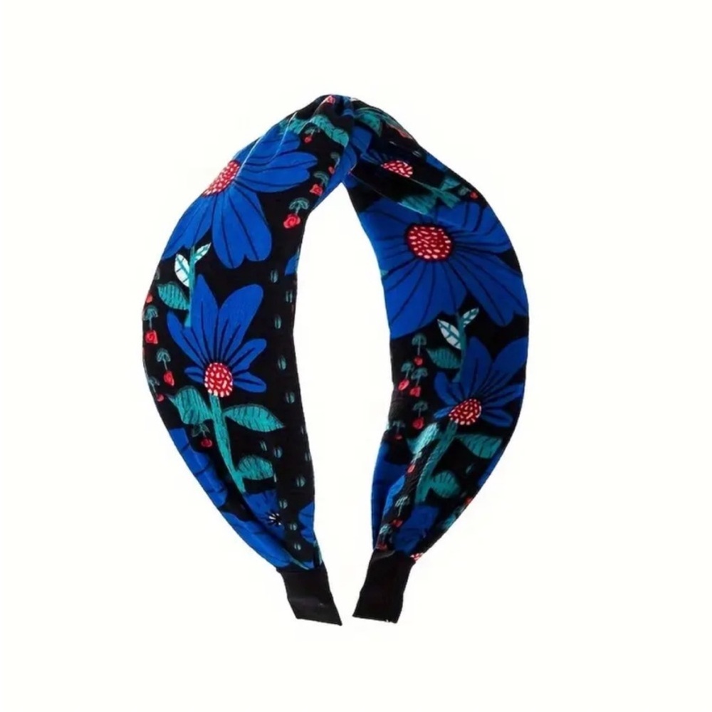 💖 3/$30 💖 Dark Blue Floral Headband